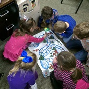 Ski Maniac Mountain Theroy Game Mat